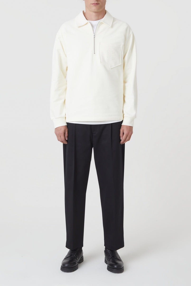 Closed - Camisetas Zip-Up Polo - Negro - Hombre