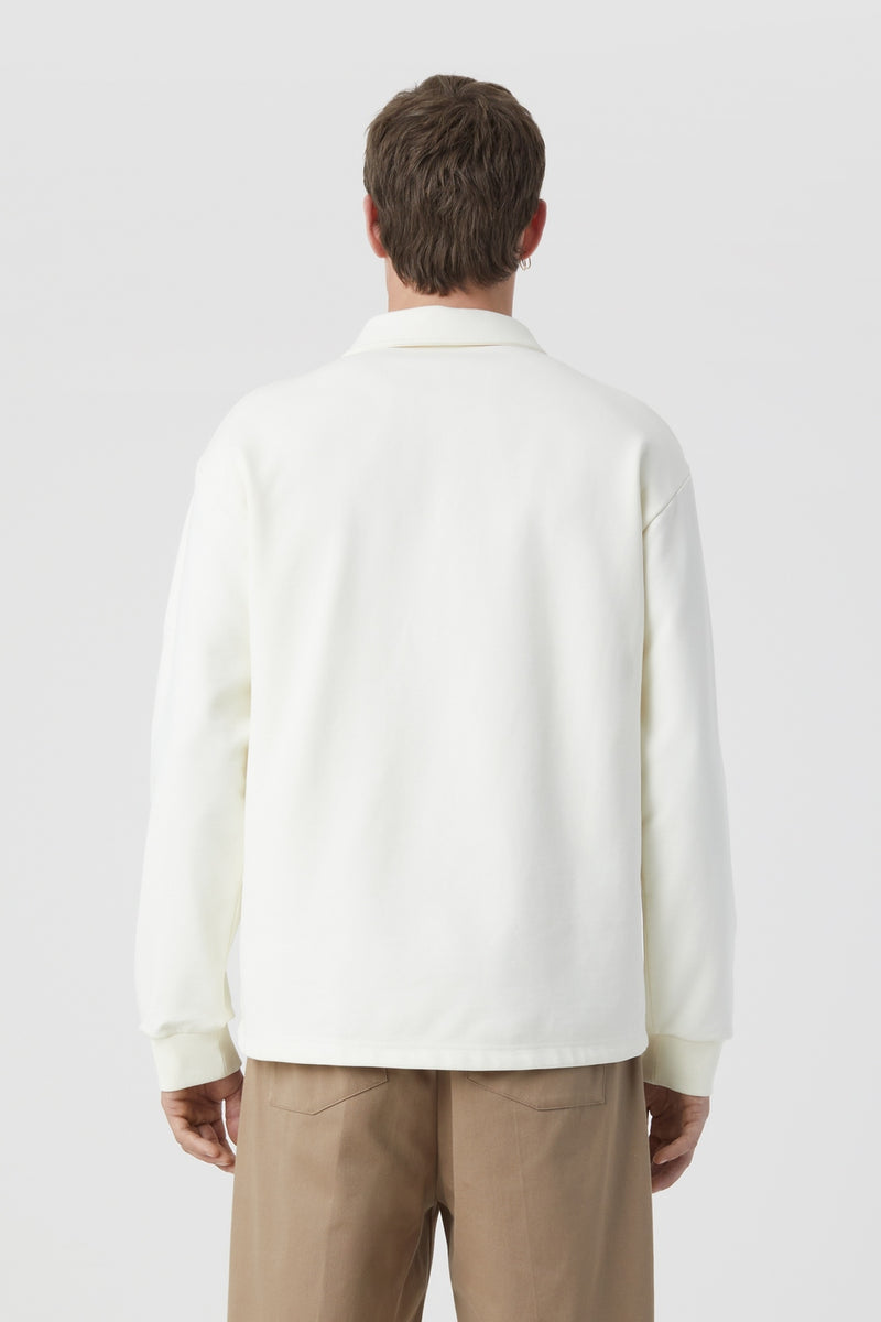 T-Shirts Zip-Up Polo - Black - Homme