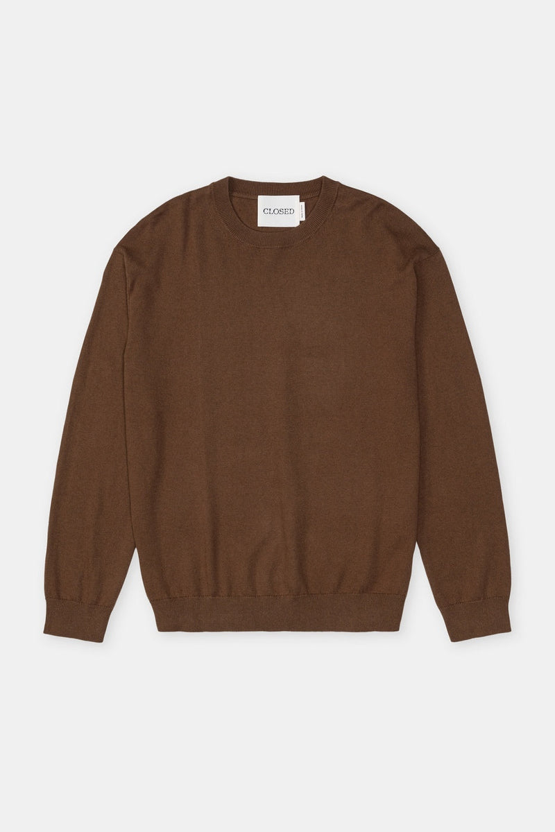 Crewneck Long Sleeve - Teak Wood - Homme