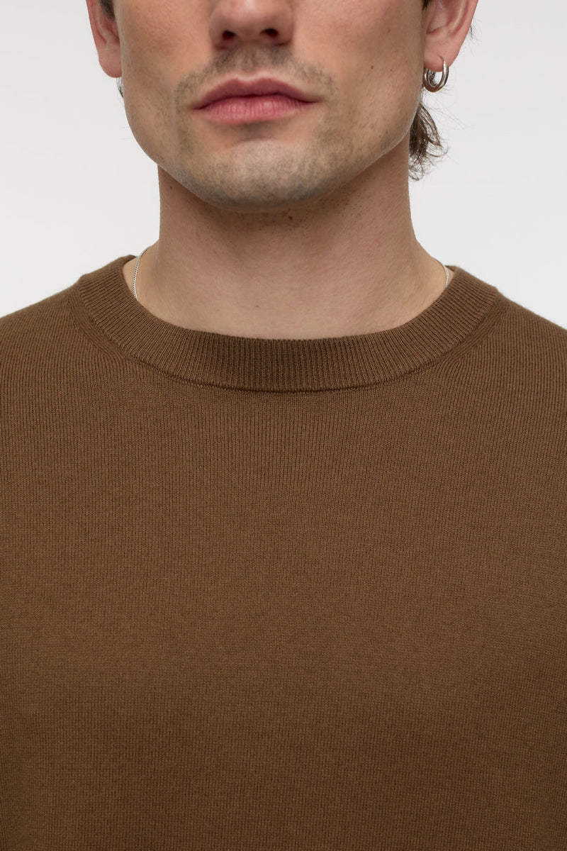 Crewneck Long Sleeve - Teak Wood - Homme