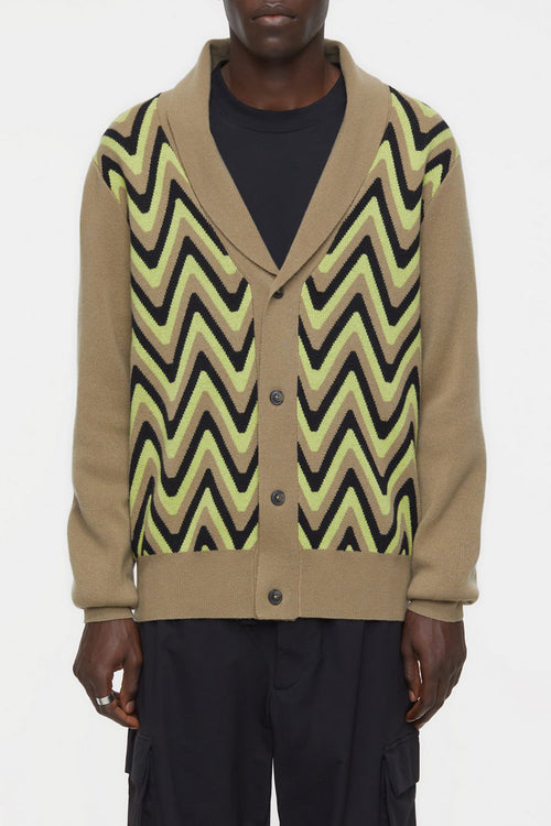 Cardigan - Primary Yellow - Homme