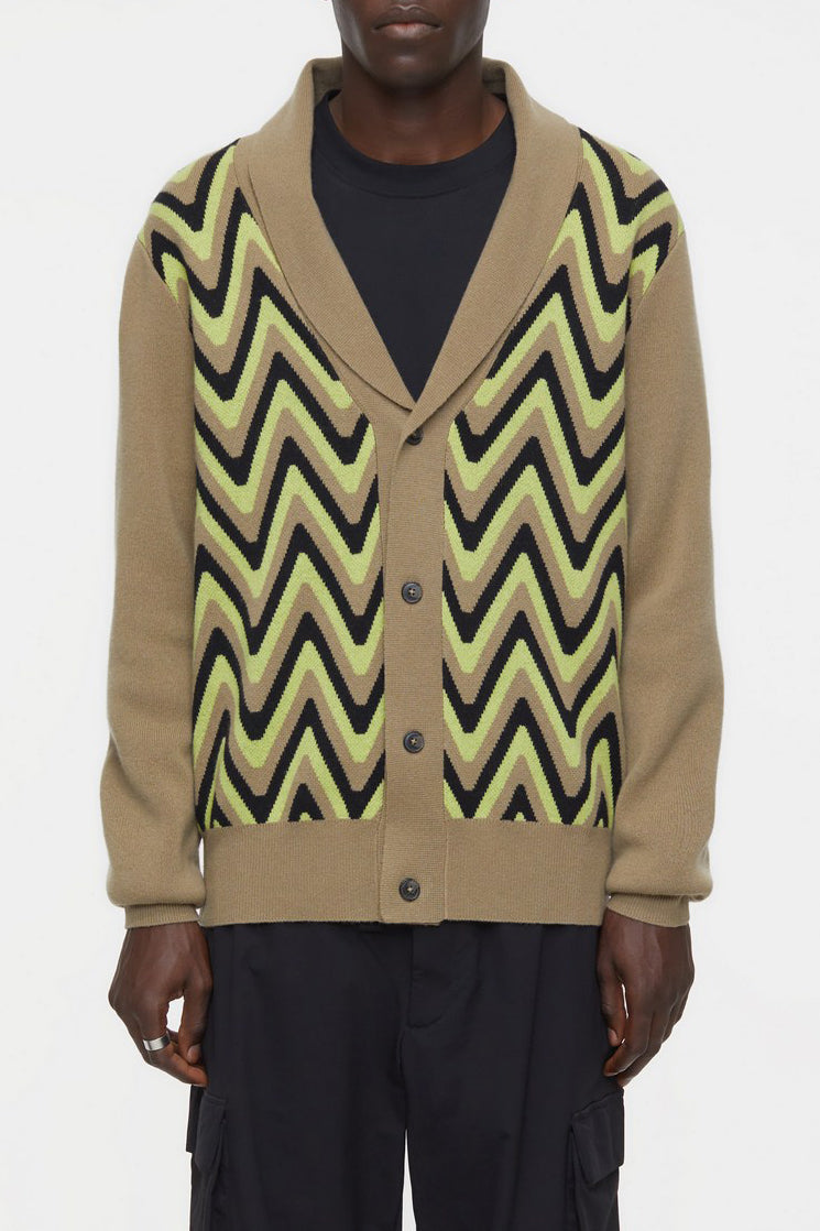 Cardigan - Primary Yellow - Homme