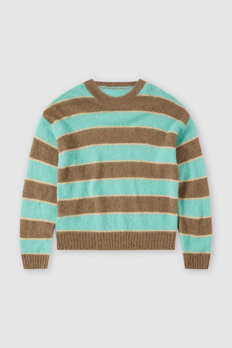 Crew Neck Jumper - Glazed Green - Homme