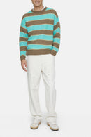Crew Neck Jumper - Glazed Green - Homme