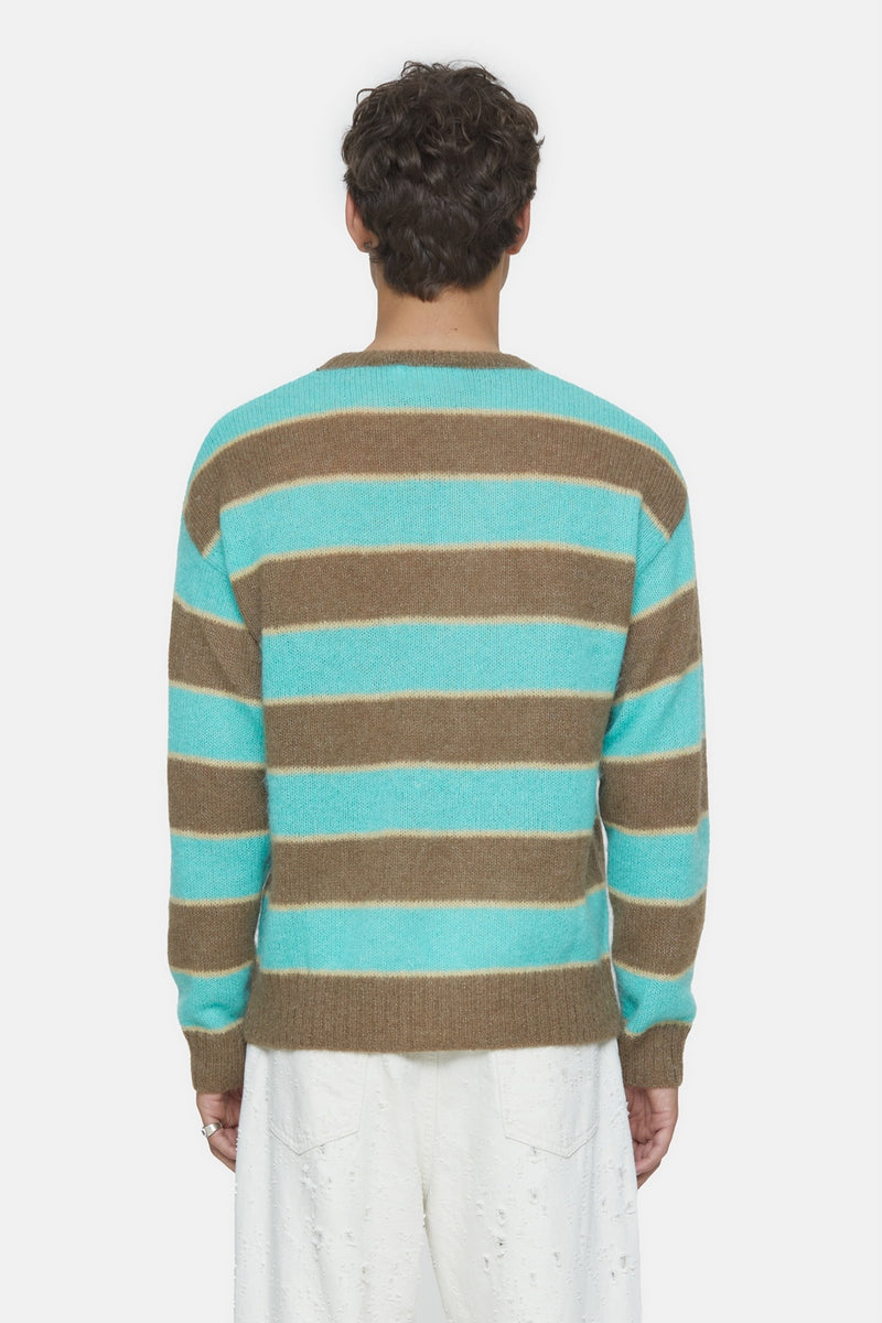 Crew Neck Jumper - Glazed Green - Homme