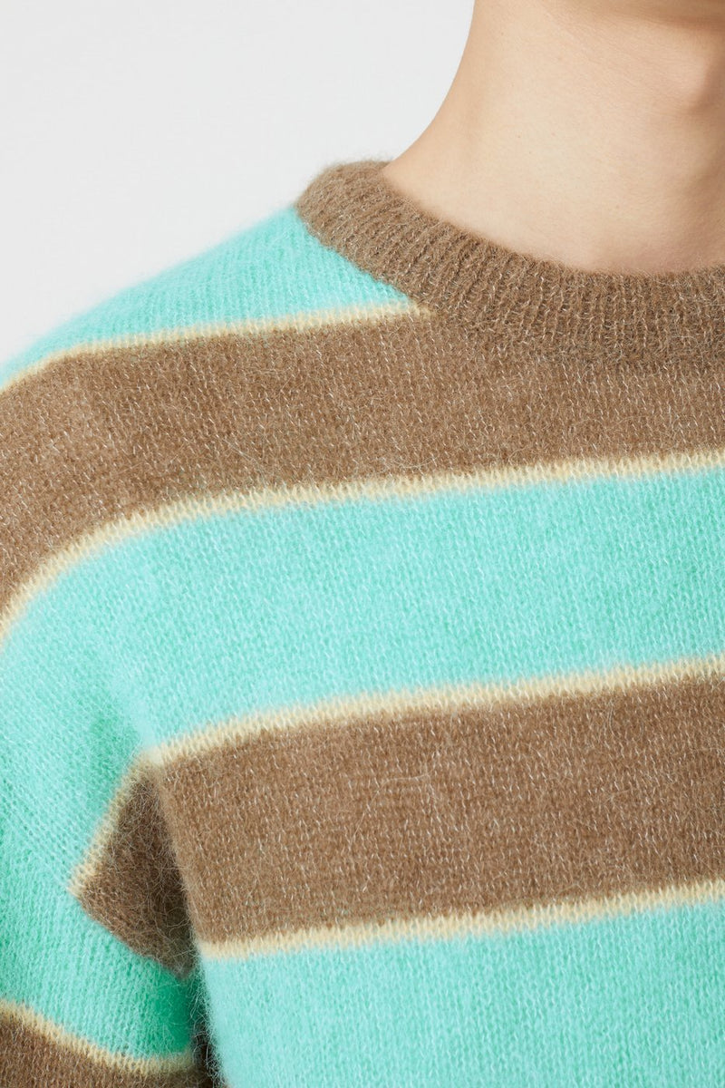 Crew Neck Jumper - Glazed Green - Homme