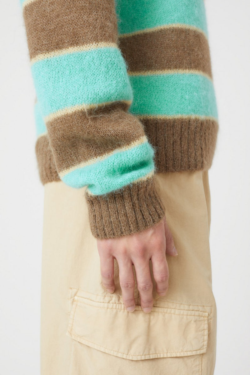 Crew Neck Jumper - Glazed Green - Homme