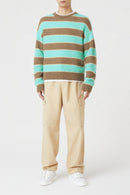Crew Neck Jumper - Glazed Green - Homme