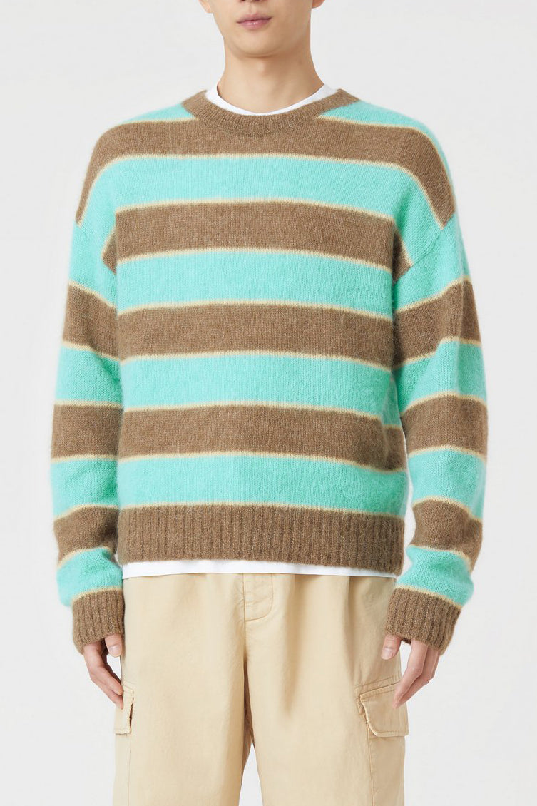 Crew Neck Jumper - Glazed Green - Homme