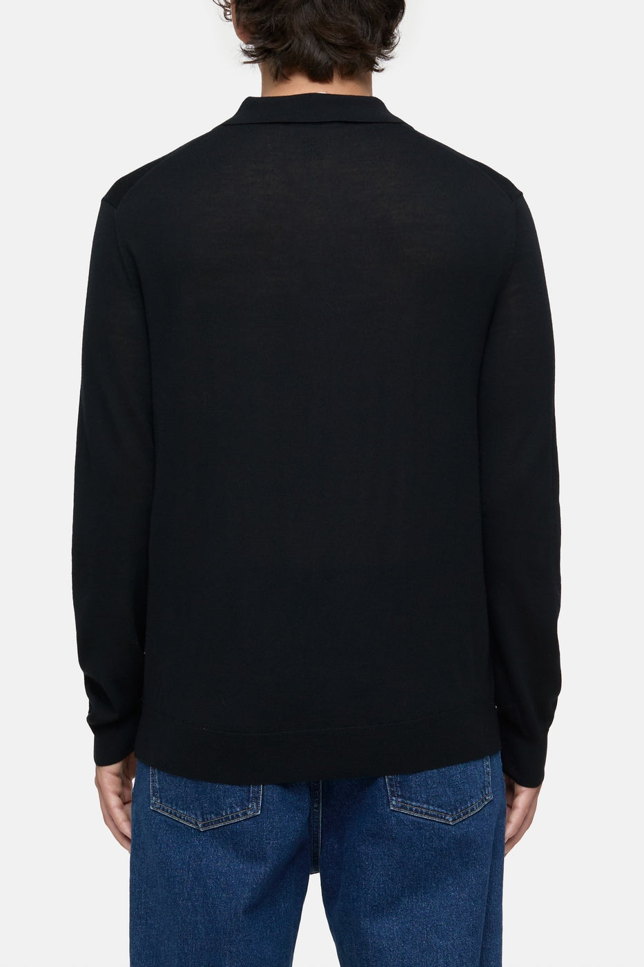 Polo Jumper - Black - Men
