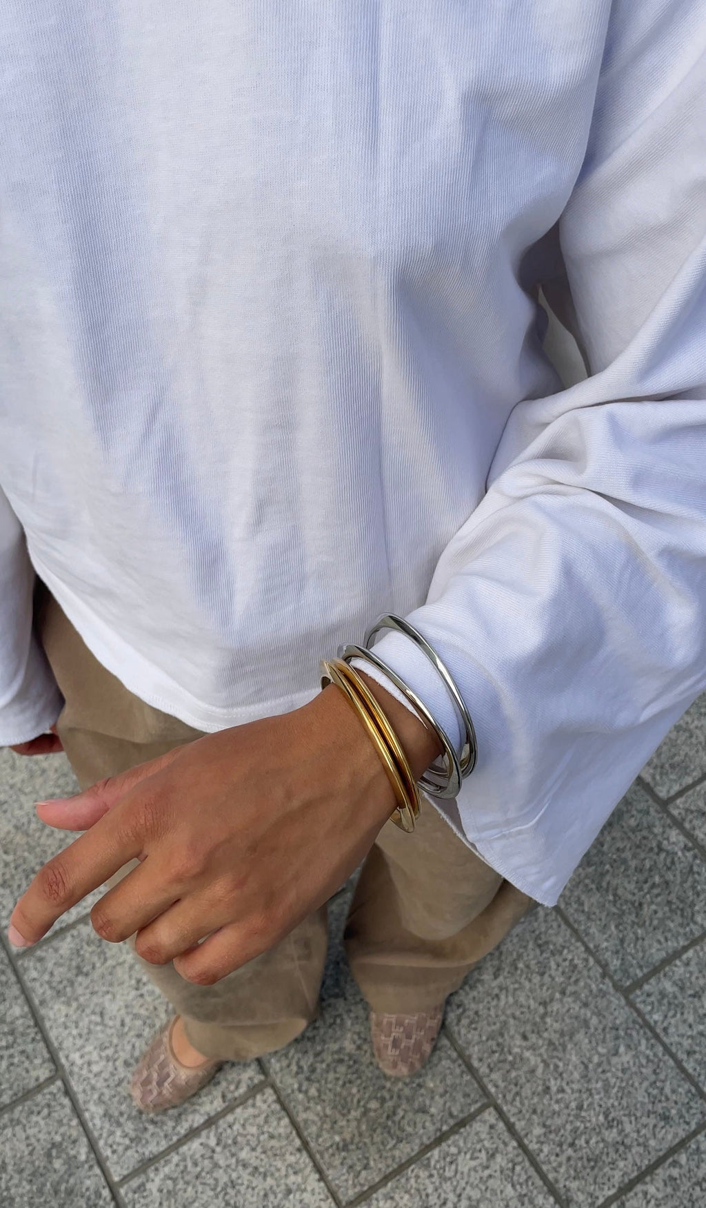 Thin Bangle Bracelet