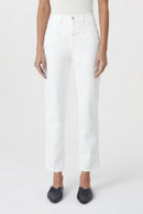 Jeans Pedal Pusher - White - Femme