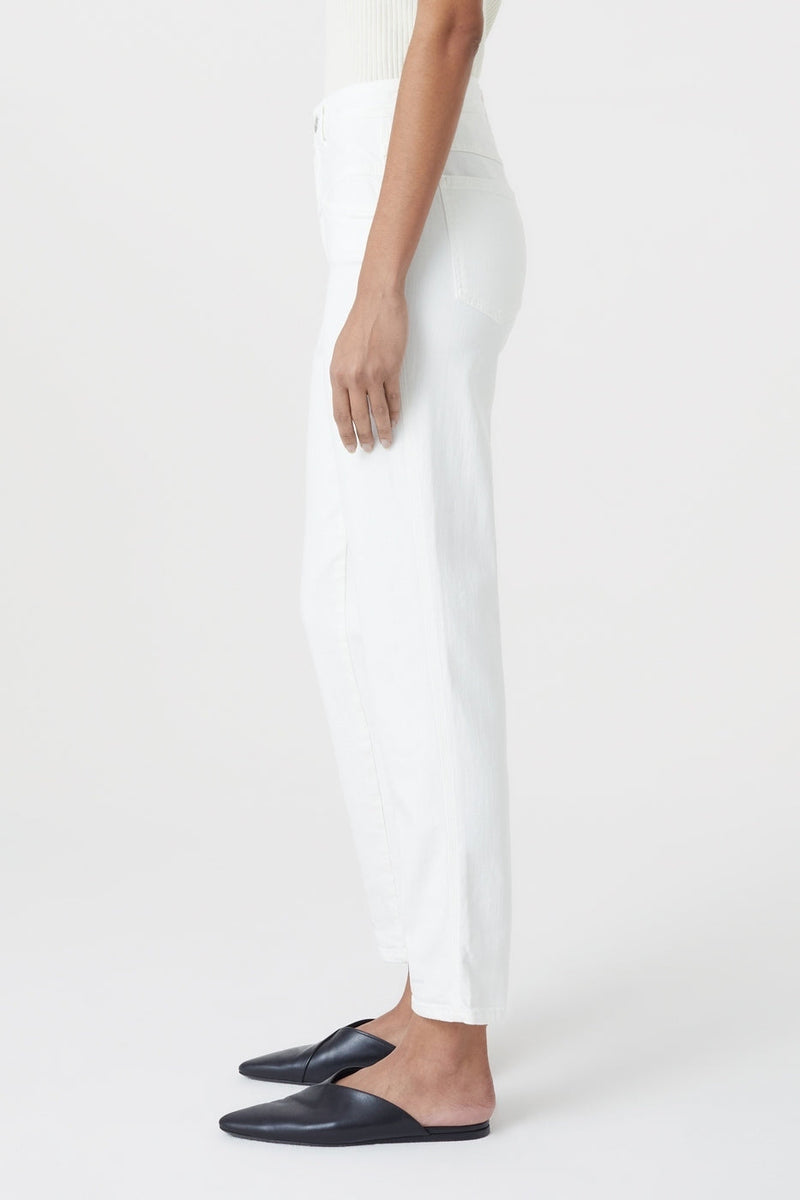 Jeans Pedal Pusher - White - Femme