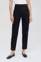 Pedal Pusher Jeans - Black - Women