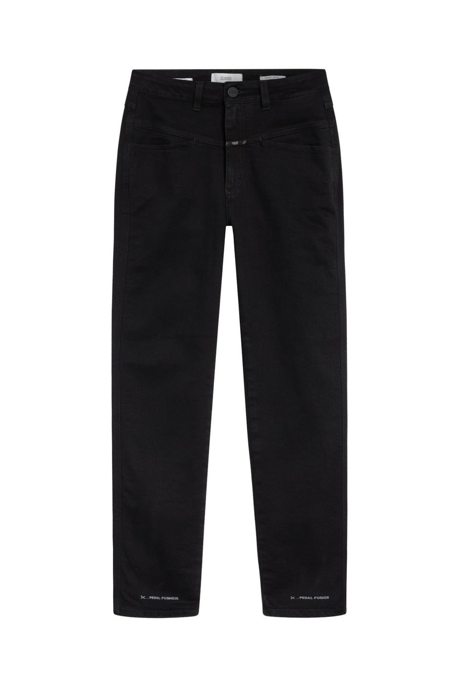 Pedal Pusher Jeans - Black - Women