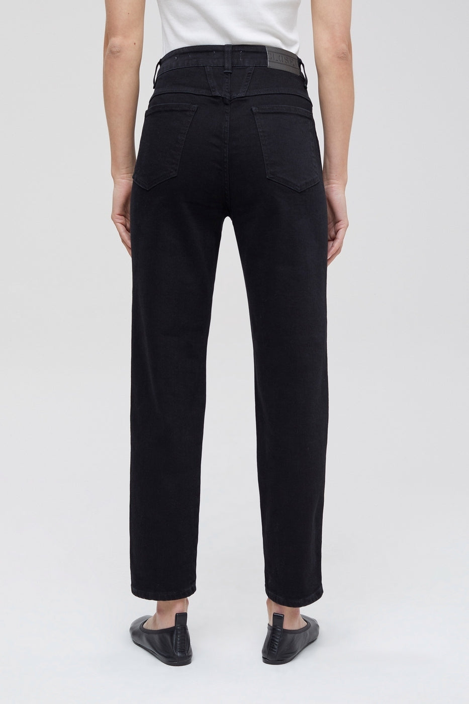 Pedal Pusher Jeans - Black - Women