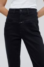 Pedal Pusher Jeans - Black - Women
