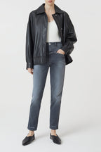 Jeans Pedal Pusher - Mid Grey - Mujer