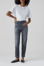 Jeans Pedal Pusher - Mid Grey - Mujer