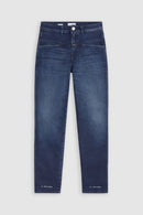 Jeans Pedal Pusher - Dark Blue - Femme