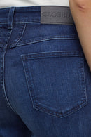 Jeans Pedal Pusher - Dark Blue - Femme