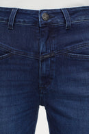 Jeans Pedal Pusher - Dark Blue - Femme