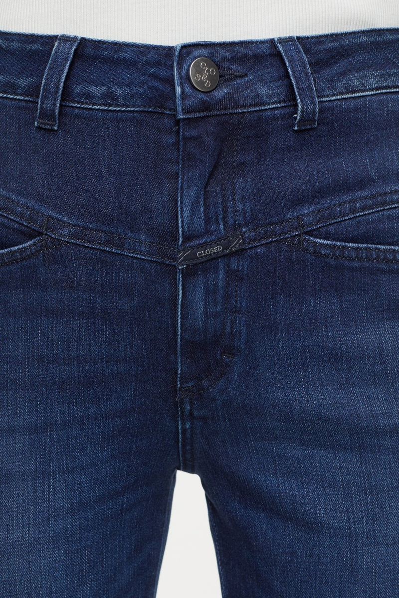 Jeans Pedal Pusher - Dark Blue - Femme