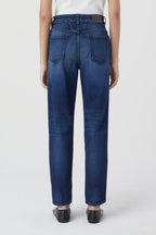 Jeans Pedal Pusher - Dark Blue - Women