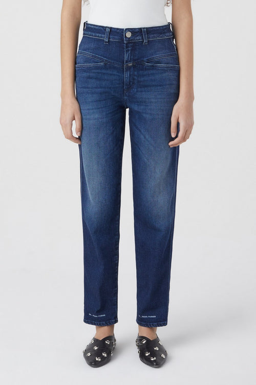 Jeans Pedal Pusher - Dark Blue - Femme