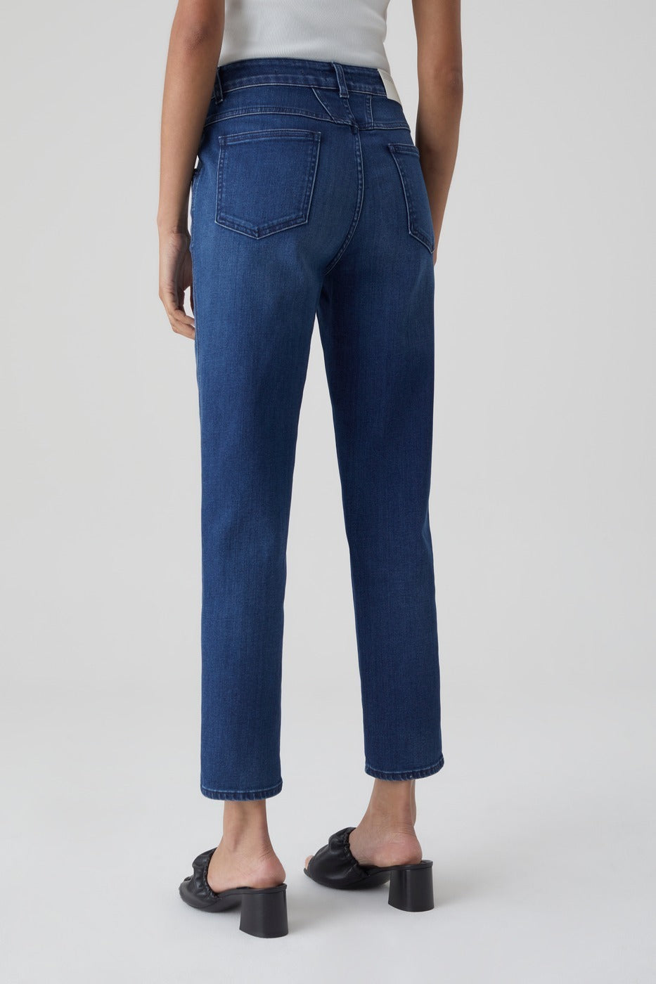 Jeans Pedal Pusher - Azul oscuro - Mujer