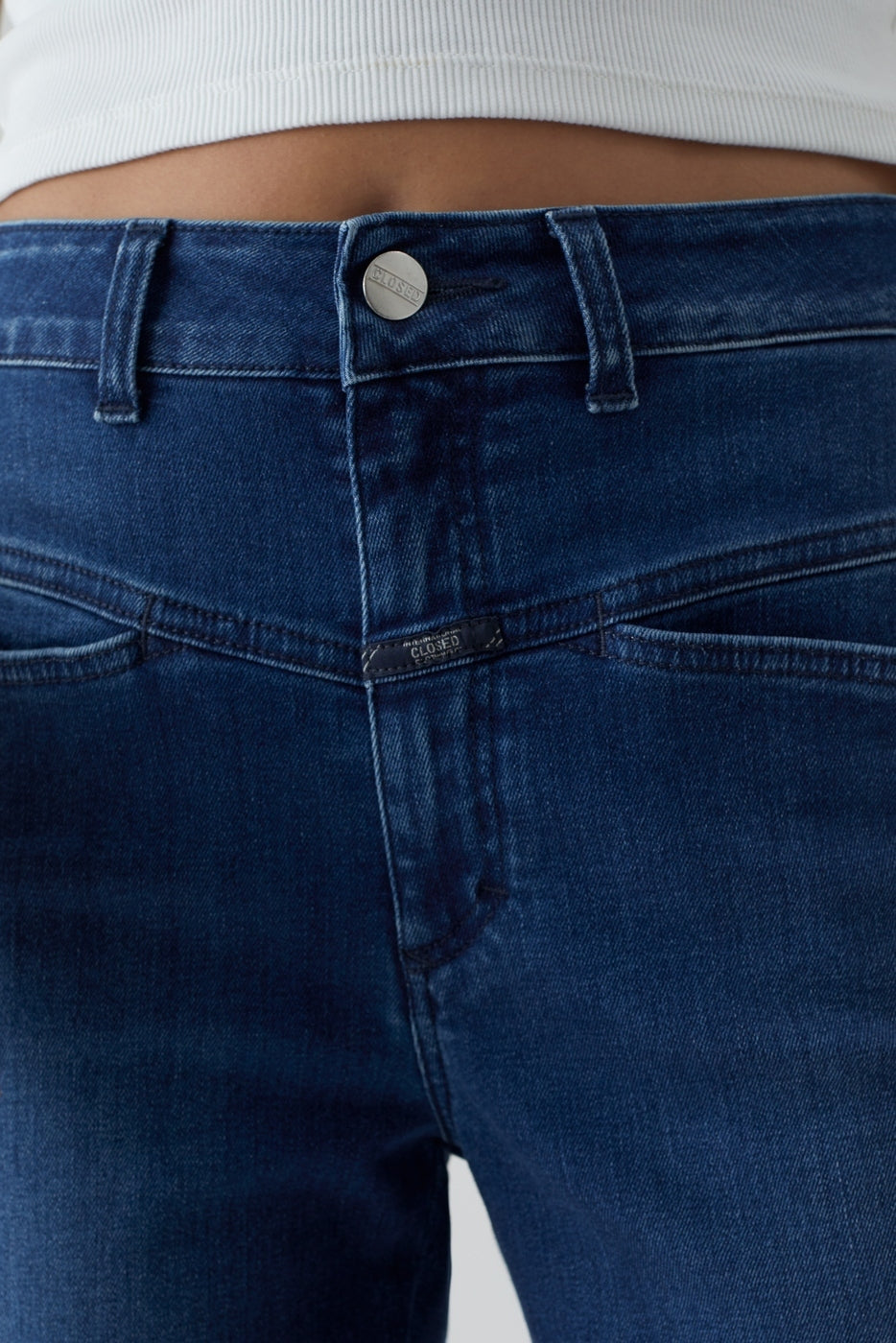 Jeans Pedal Pusher - Azul oscuro - Mujer
