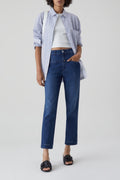 Jeans Pedal Pusher - Azul oscuro - Mujer