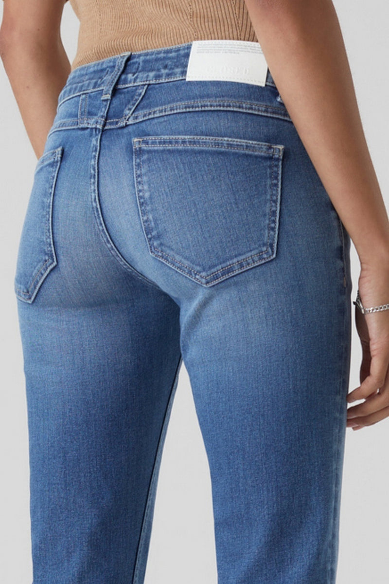 Jeans Pedal Pusher - Dark Blue - Femme