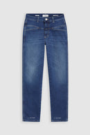 Jeans Pedal Pusher - Dark Blue - Femme