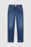 Jeans Pedal Pusher - Dark Blue - Femme