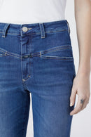 Jeans Pedal Pusher - Dark Blue - Femme