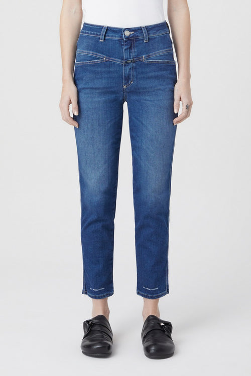 Jeans Pedal Pusher - Dark Blue - Femme