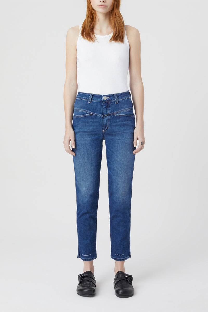 Jeans Pedal Pusher - Dark Blue - Femme