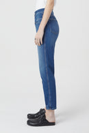 Jeans Pedal Pusher - Dark Blue - Femme