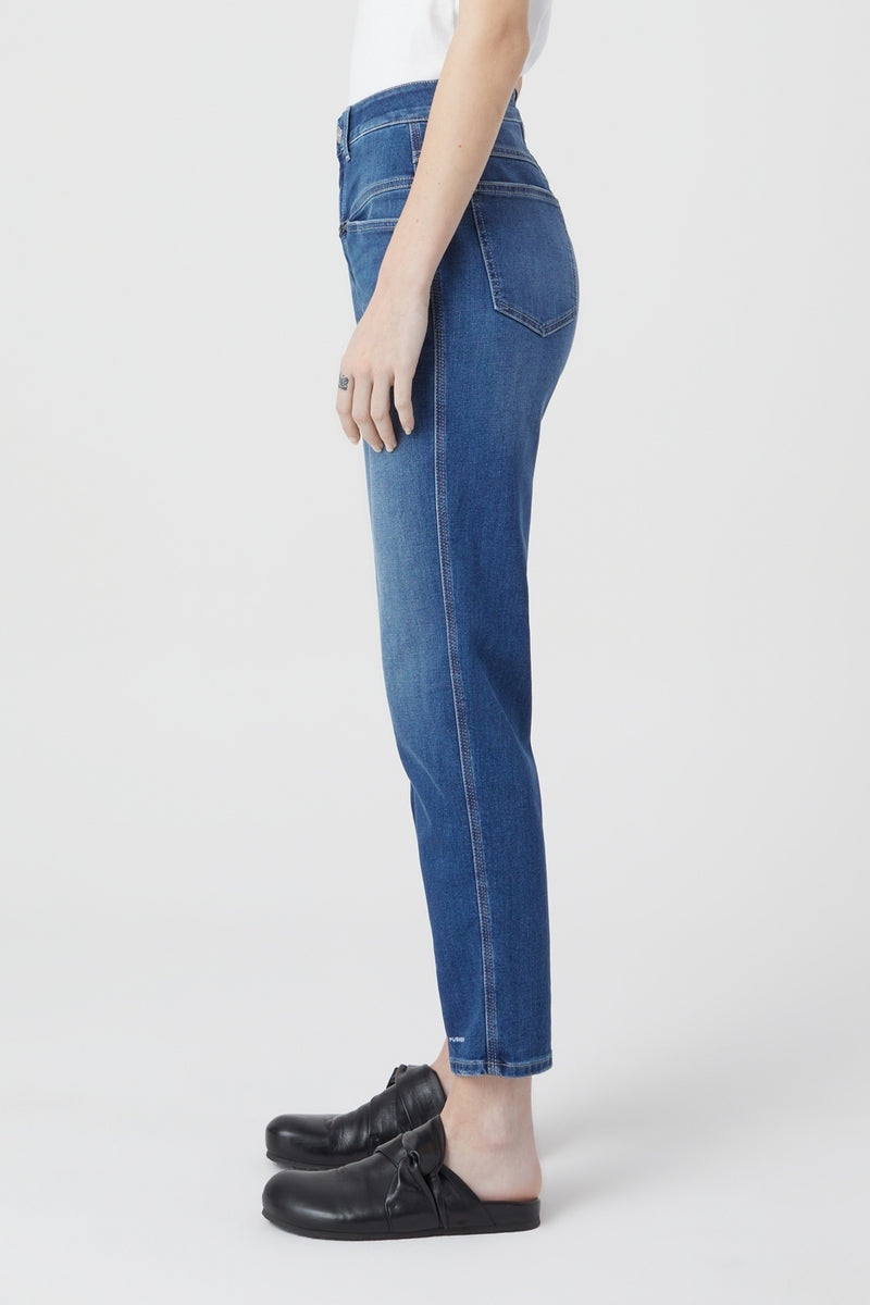 Jeans Pedal Pusher - Dark Blue - Femme
