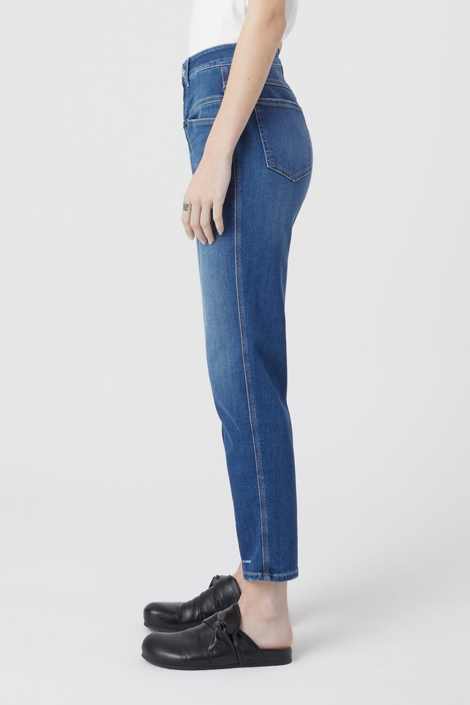 Jeans Pedal Pusher - Azul oscuro - Mujer