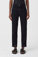 Jeans Pedal Pusher - Black - Femme