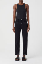 Jeans Pedal Pusher - Black - Mujer