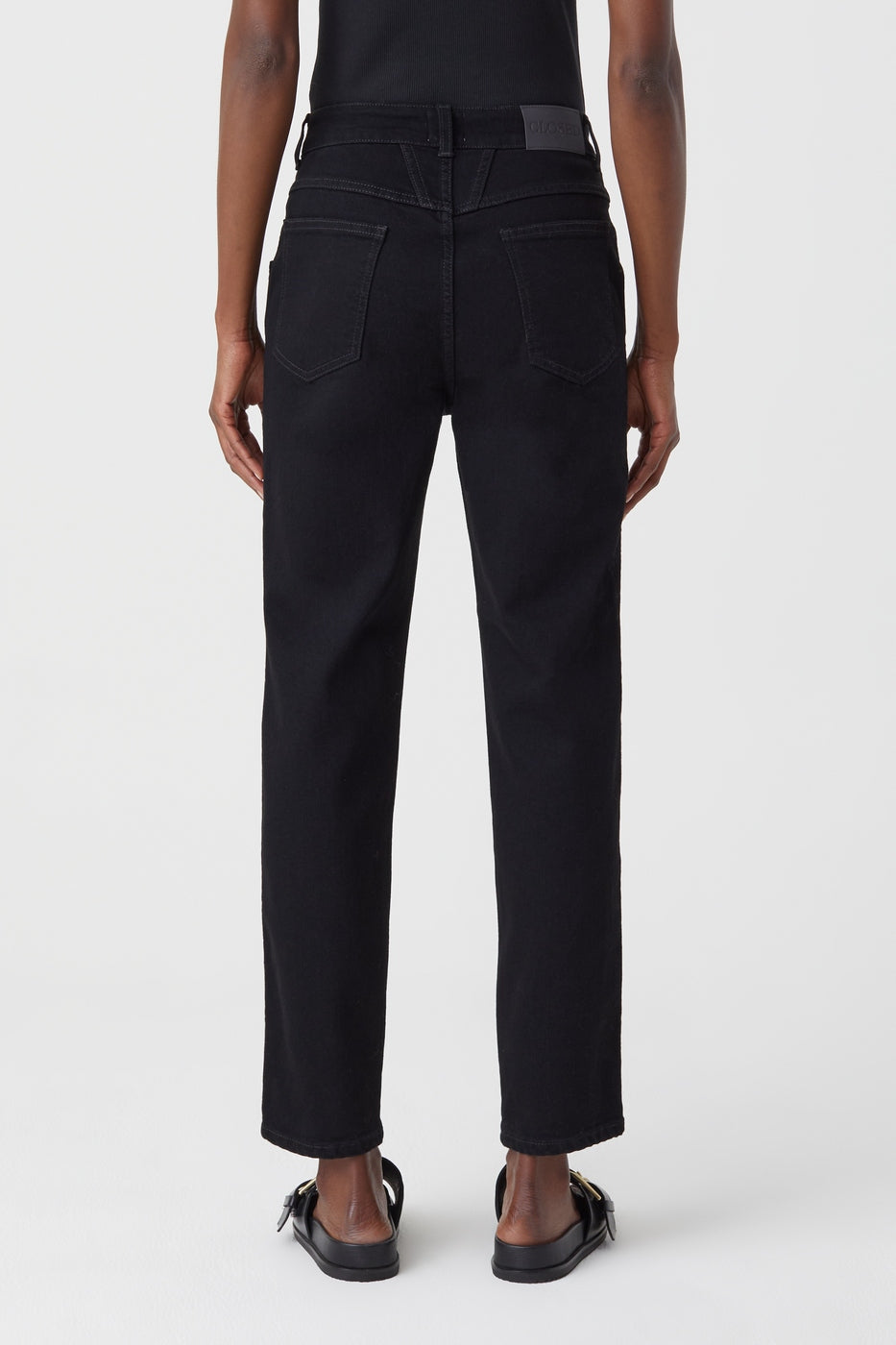 Jeans Pedal Pusher - Black - Mujer