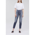 Jean Pedal Pusher - Gris Medio - Mujer