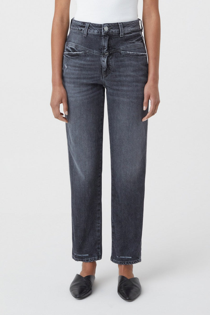 Jeans Pedal Pusher - Dark Grey - Femme
