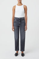 Jeans Pedal Pusher - Dark Grey - Femme