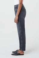 Jeans Pedal Pusher - Dark Grey - Femme
