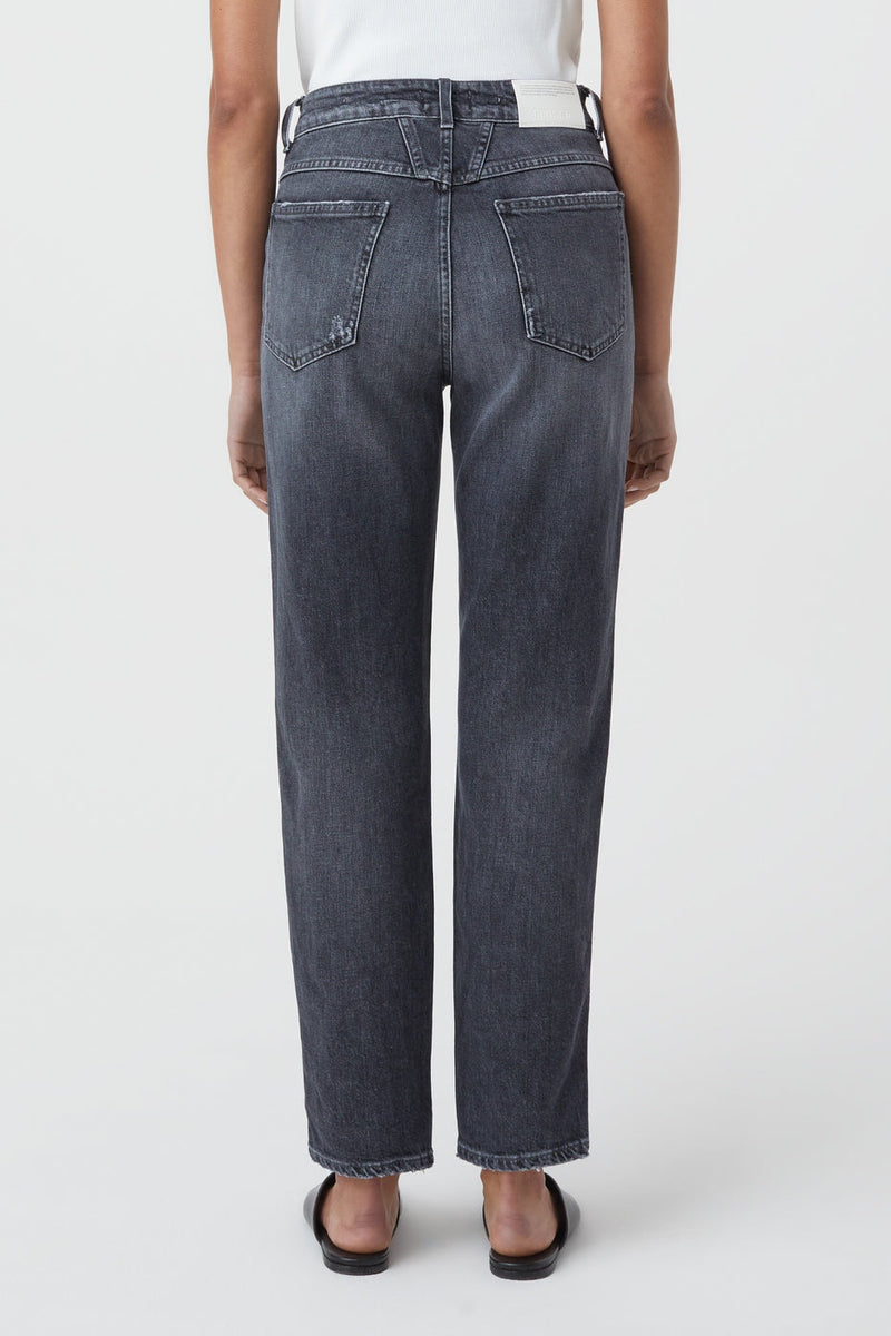 Jeans Pedal Pusher - Dark Grey - Femme