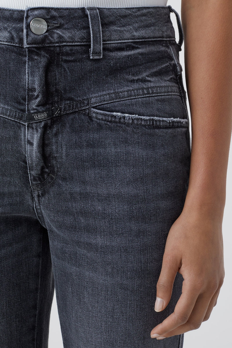 Jeans Pedal Pusher - Dark Grey - Femme